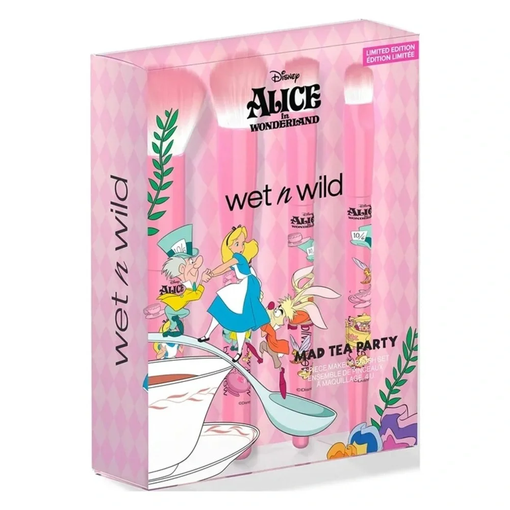 Wet n Wild Alice in Wonderland Mad Tea Party Brush Set - Pink